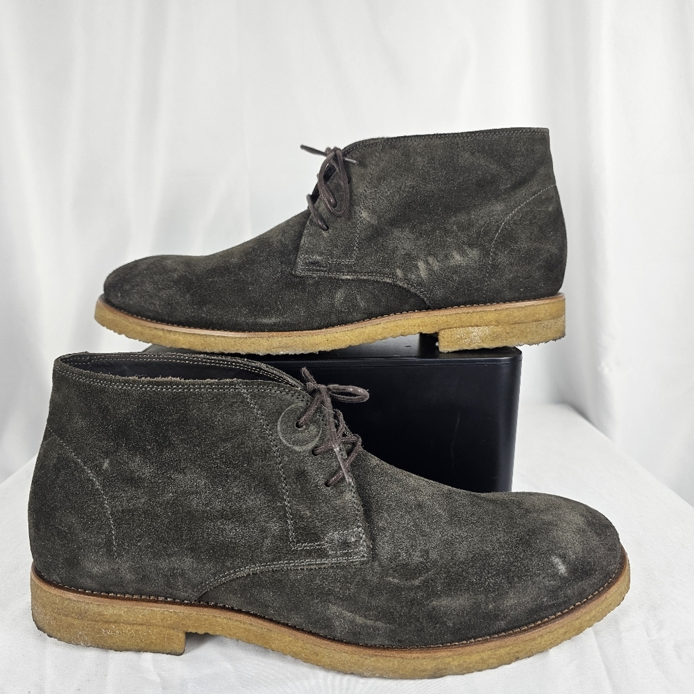 To Boot New York Adam Derrick Gray Suede Finnegan Desert Chukka Boots Mens 9